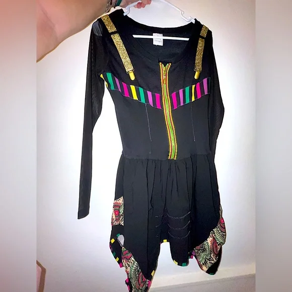 Vintage Dresses | Rave Dress: Vintage from Paris | Color: Black/Pink | Size: 6 | Heidifergus's Closet Vintage Dresses | Rave Dress: Vintage from Paris | Color: Black/Pink | Size: 6 | Heidifergus's Closet